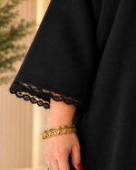 پیراهن لینن مشکی نیلا - Image 3