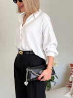 شومیز لینن ترک زنانه - Image 2